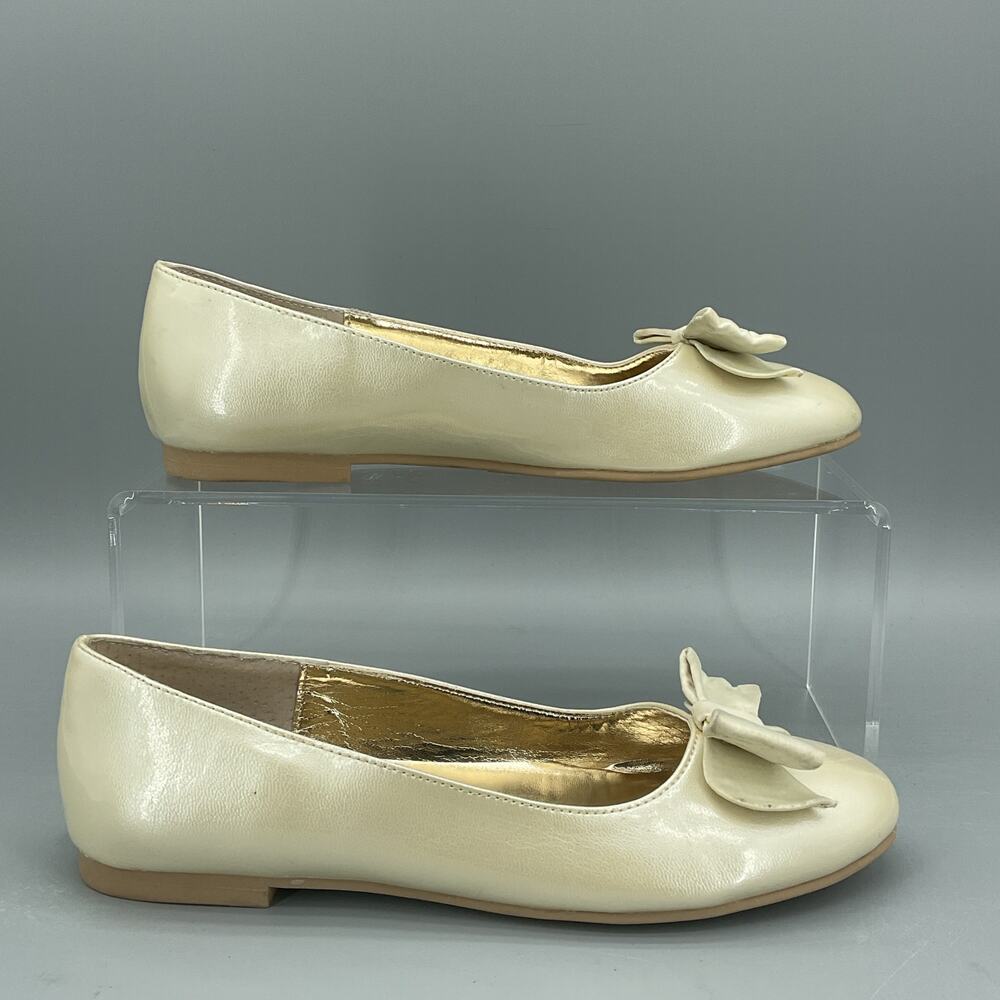 Nina Girls Pegasus Ballet Shoes Ivory Size 4M